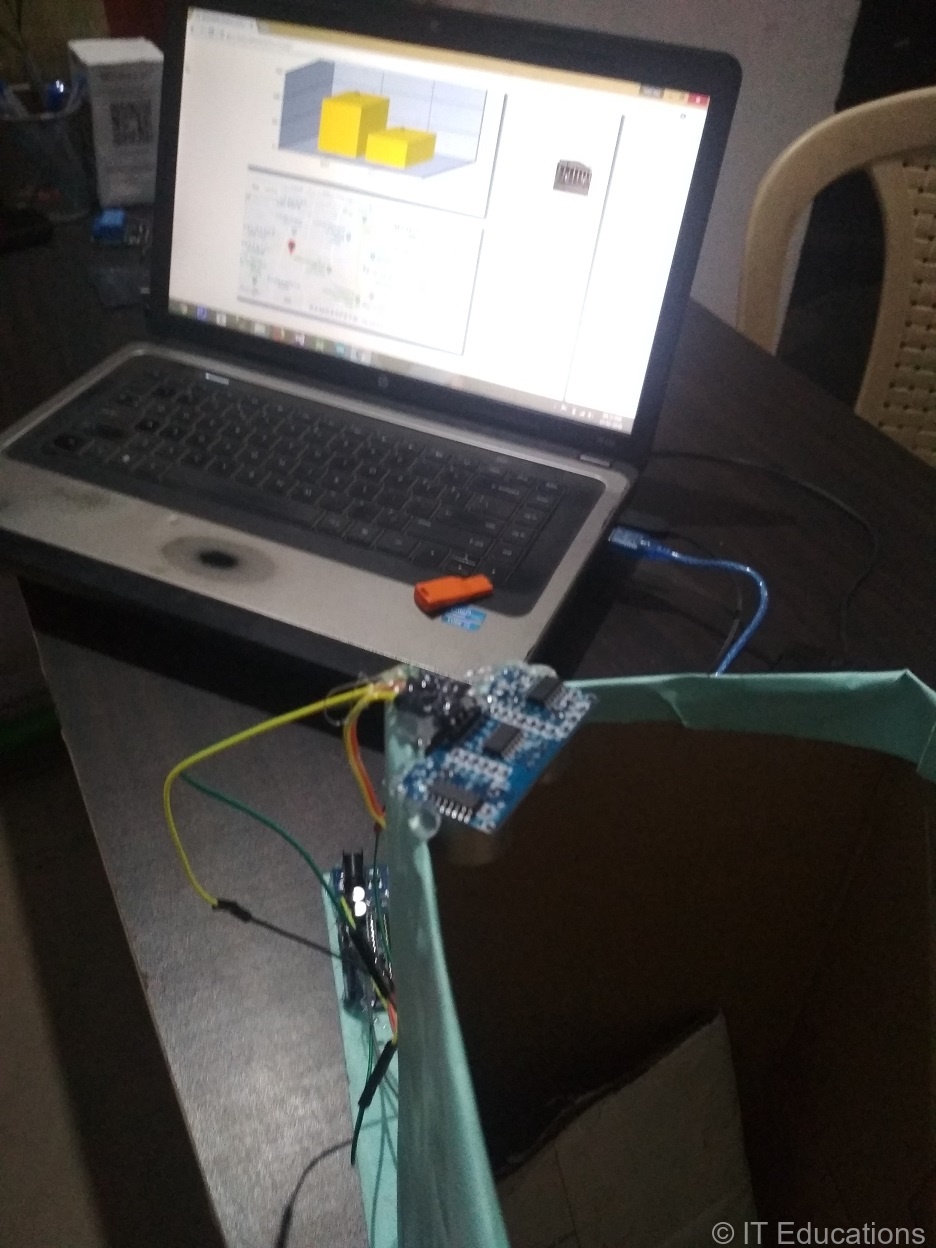 Engineering Project Maker in Nagpur - Dustbin Bucket Monitoring System